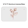 4 X 7 Aluminum License Plate  Thumbnail