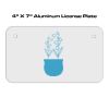 4 X 7 Aluminum License Plate  Thumbnail