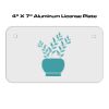 4 X 7 Aluminum License Plate  Thumbnail