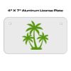 4 X 7 Aluminum License Plate  Thumbnail