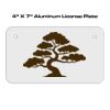 4 X 7 Aluminum License Plate  Thumbnail