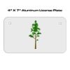 4 X 7 Aluminum License Plate  Thumbnail