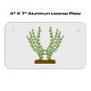 4 X 7 Aluminum License Plate  Thumbnail