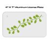4 X 7 Aluminum License Plate  Thumbnail