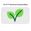 4 X 7 Aluminum License Plate  Thumbnail