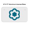 4 X 7 Aluminum License Plate  Thumbnail
