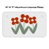 4 X 7 Aluminum License Plate  Thumbnail