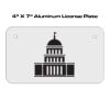 4 X 7 Aluminum License Plate  Thumbnail