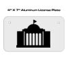 4 X 7 Aluminum License Plate  Thumbnail