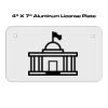 4 X 7 Aluminum License Plate  Thumbnail