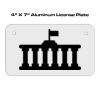 4 X 7 Aluminum License Plate  Thumbnail