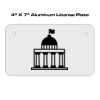 4 X 7 Aluminum License Plate  Thumbnail