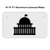 4 X 7 Aluminum License Plate  Thumbnail