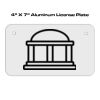 4 X 7 Aluminum License Plate  Thumbnail