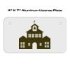 4 X 7 Aluminum License Plate  Thumbnail