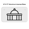 4 X 7 Aluminum License Plate  Thumbnail