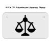 4 X 7 Aluminum License Plate  Thumbnail