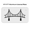 4 X 7 Aluminum License Plate  Thumbnail