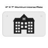 4 X 7 Aluminum License Plate  Thumbnail