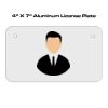 4 X 7 Aluminum License Plate  Thumbnail