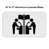 4 X 7 Aluminum License Plate  Thumbnail