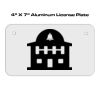 4 X 7 Aluminum License Plate  Thumbnail