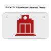 4 X 7 Aluminum License Plate  Thumbnail