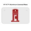 4 X 7 Aluminum License Plate  Thumbnail