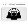 4 X 7 Aluminum License Plate  Thumbnail