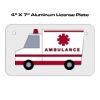 4 X 7 Aluminum License Plate  Thumbnail