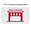 4 X 7 Aluminum License Plate  Thumbnail
