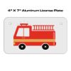 4 X 7 Aluminum License Plate  Thumbnail