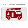 4 X 7 Aluminum License Plate  Thumbnail
