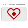 4 X 7 Aluminum License Plate  Thumbnail