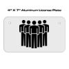 4 X 7 Aluminum License Plate  Thumbnail