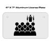 4 X 7 Aluminum License Plate  Thumbnail