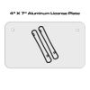 4 X 7 Aluminum License Plate  Thumbnail