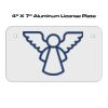 4 X 7 Aluminum License Plate 4 X 7 Aluminum License Plate Thumbnail