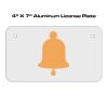 4 X 7 Aluminum License Plate  Thumbnail