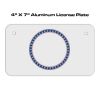 4 X 7 Aluminum License Plate  Thumbnail