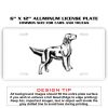 6 X 12 Full Size Aluminum License Plate for Cars and Trucks  Thumbnail
