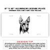 6 X 12 Full Size Aluminum License Plate for Cars and Trucks  Thumbnail