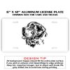 6 X 12 Full Size Aluminum License Plate for Cars and Trucks  Thumbnail