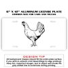 6 X 12 Full Size Aluminum License Plate for Cars and Trucks  Thumbnail