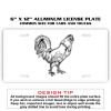 6 X 12 Full Size Aluminum License Plate for Cars and Trucks  Thumbnail