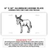 6 X 12 Full Size Aluminum License Plate for Cars and Trucks  Thumbnail