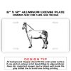 6 X 12 Full Size Aluminum License Plate for Cars and Trucks  Thumbnail