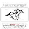 6 X 12 Full Size Aluminum License Plate for Cars and Trucks  Thumbnail