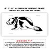 6 X 12 Full Size Aluminum License Plate for Cars and Trucks  Thumbnail