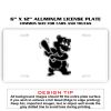 6 X 12 Full Size Aluminum License Plate for Cars and Trucks  Thumbnail